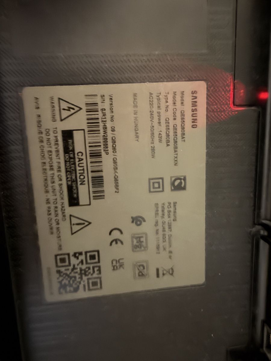 Samsung Televisori: Samsung 65 Zoll Defekt – Difettoso da Bremgarten AG venduto da SiimGjo07 1