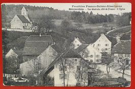 Beurnevésin - Grenze Frankreich Schweiz