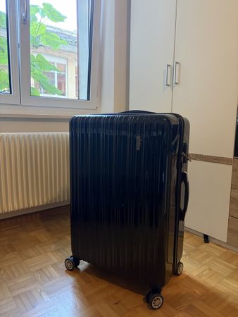 Koffer Diplomat Hartschale schwarz TSA Schloss gebraucht