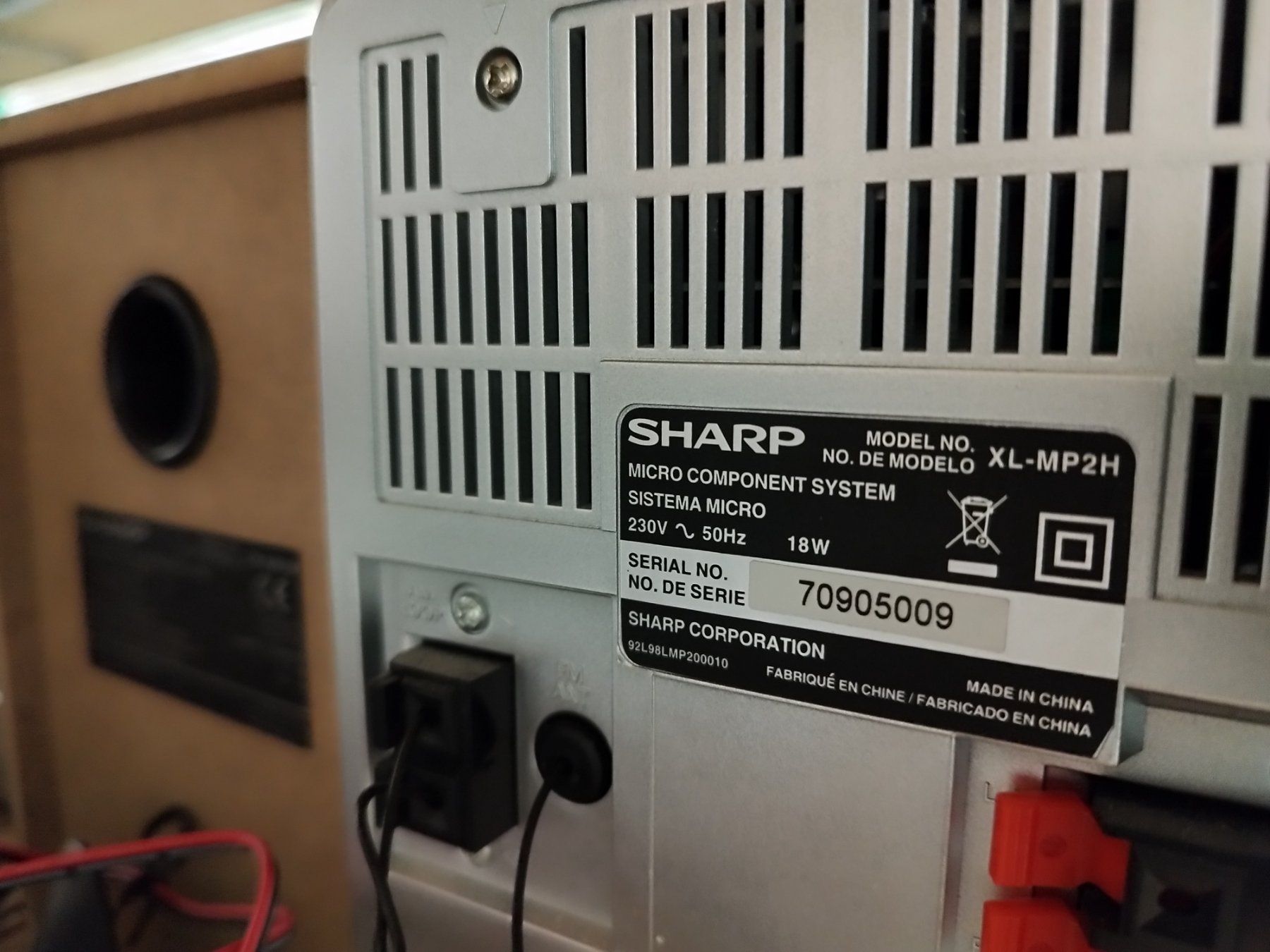 Sharp Lettore multimediale & Streamer: SHARP XL-MP2H Micro Component System 2x Speaker CP-MP2H – Usato da Uster venduto da NEVERLASTTRADING 5