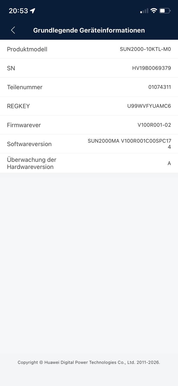 Huawei Wechselrichter: Huawei SUN2000 10KTL-M0 – Gebraucht aus Lengnau AG von Tomi33 4