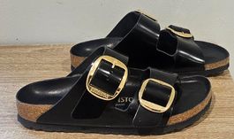 Sandales Birkenstock noir femme taille 37 Comme Neuve