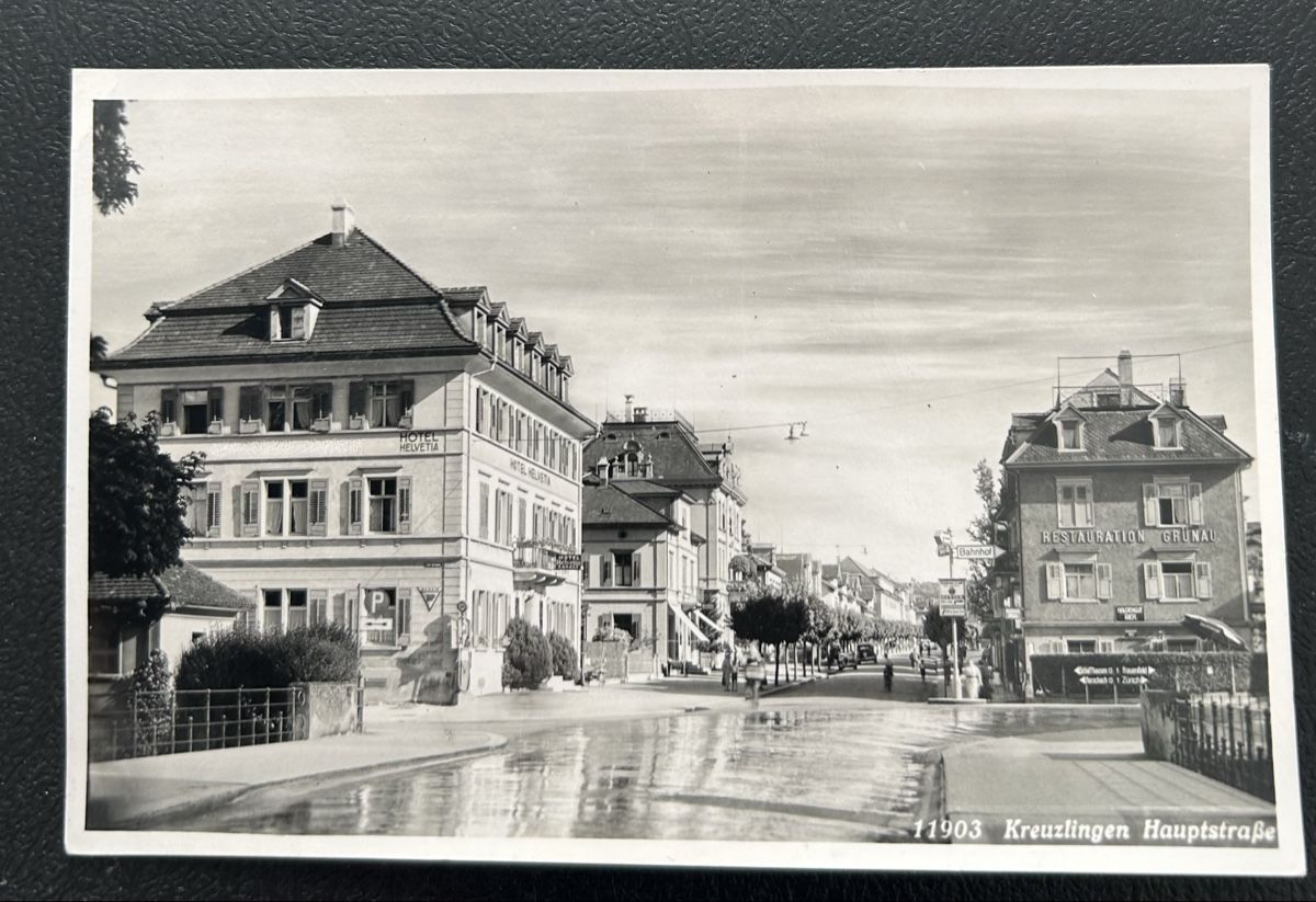 Cartoline postali: Kreuzlingen Hauptstrasse  – Usato da Horw venduto da Tellbub