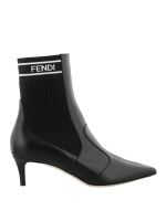 Fendi Rockoko Sock Ankle Boots - 37