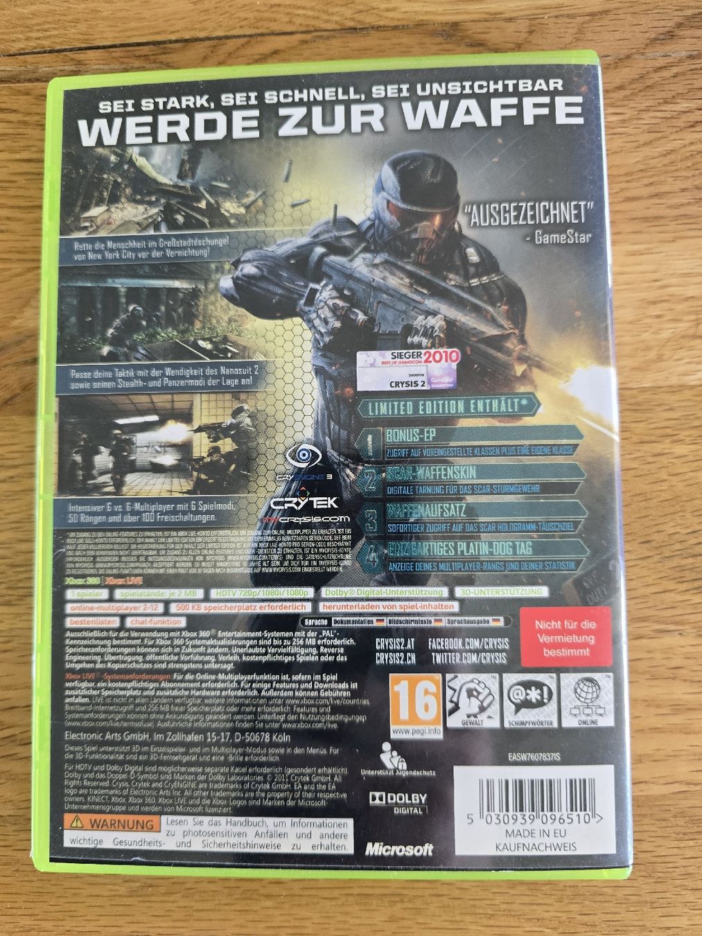 Microsoft Giochi: Crysis 2 Limited Edition (XBOX 360) – Usato da Arisdorf venduto da slangel 1