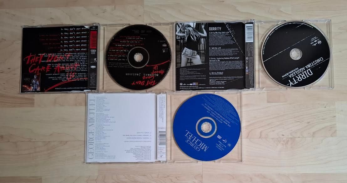 CD: 3x Maxi CD:Michael Jackson,George Michael,Christina Aguilera – Usato da Bischofszell venduto da icubus69 1