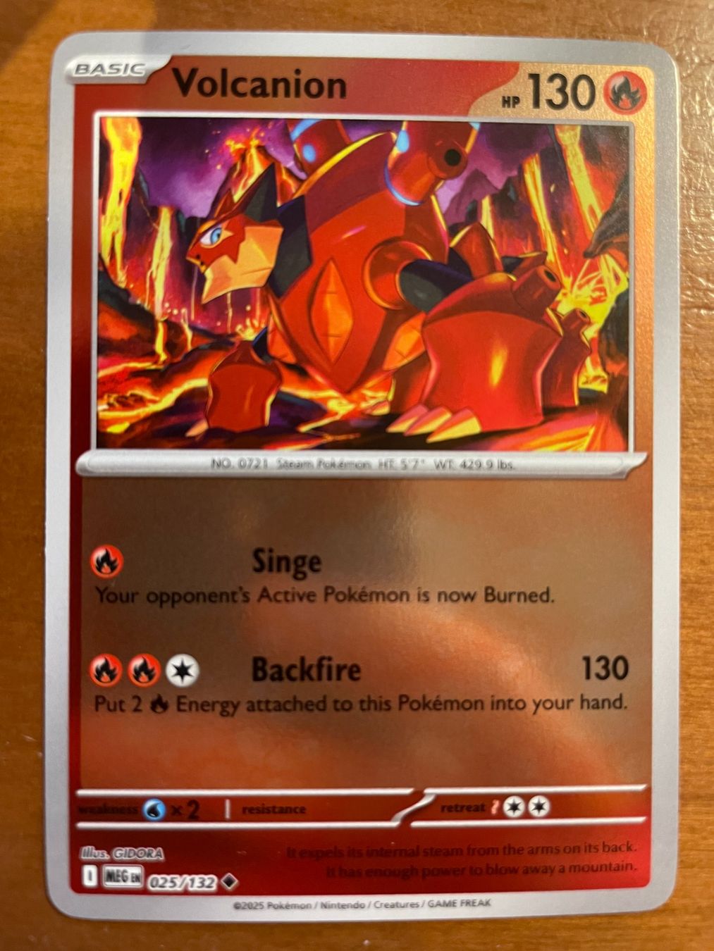 Pokémon Carte collezionabili: Pokemon Volcanion Reverse (Versand gratis) – Nuovo (secondo la descrizione) da Chur venduto da Angerson