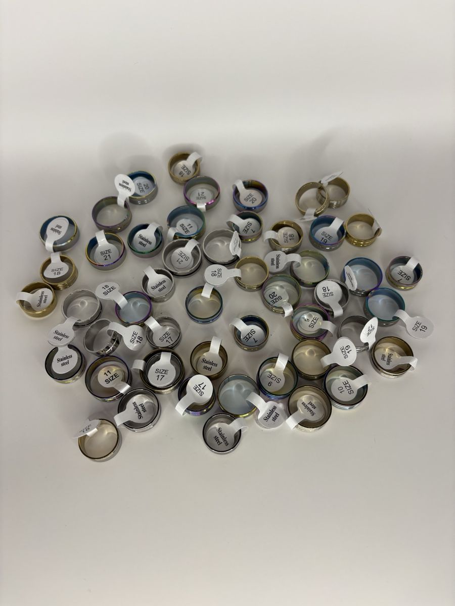 Ringe: Restposten 50 Stück Edelstahlringe – Neu und originalverpackt aus Güttingen von jos_787s 1
