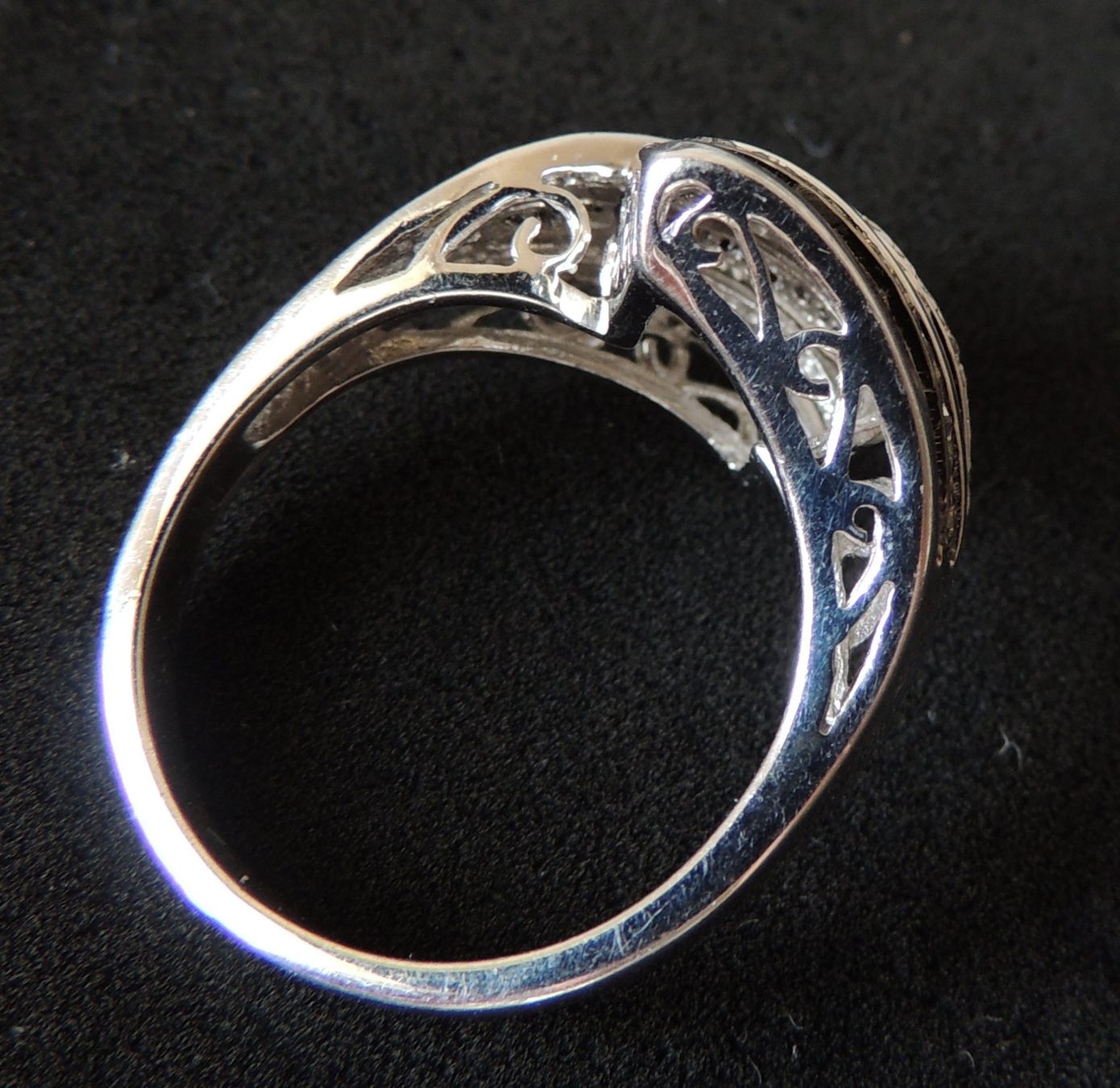 Ringe: Silber 925 Fingerring mit 30 Altschliff Diamanten – Gebraucht aus Waldenburg von schaller707 5