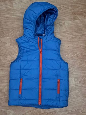 Blaue Weste - Gilet für Jungen Gr. 110