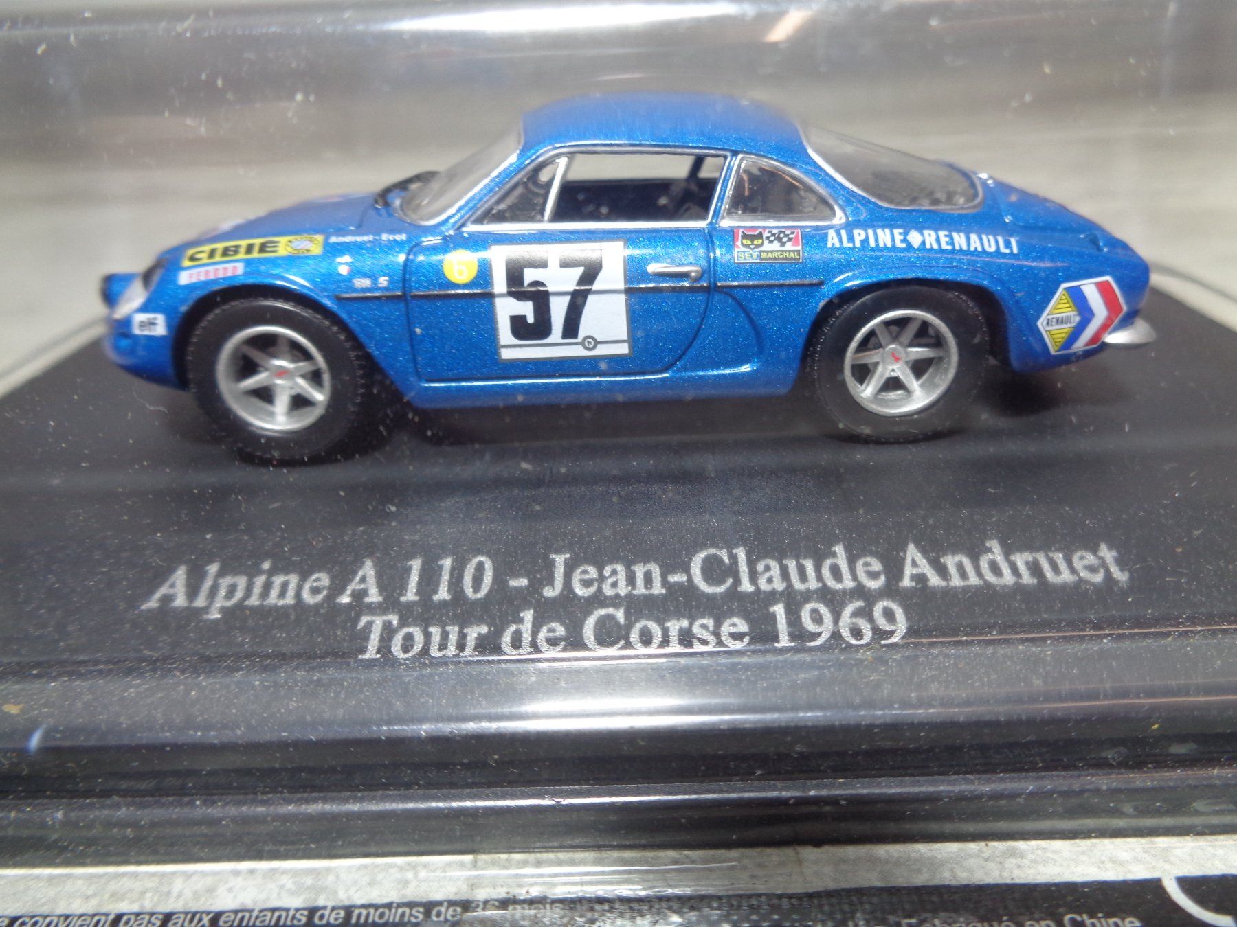 Renault Modellini d'auto: Altaya 1:43 Renault Alpine A 110 Rallye – Difettoso da Reconvilier venduto da rallycar 5