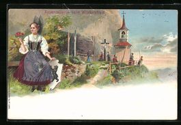 Litho Wildkirchli, Kapelle, Appenzelleri
