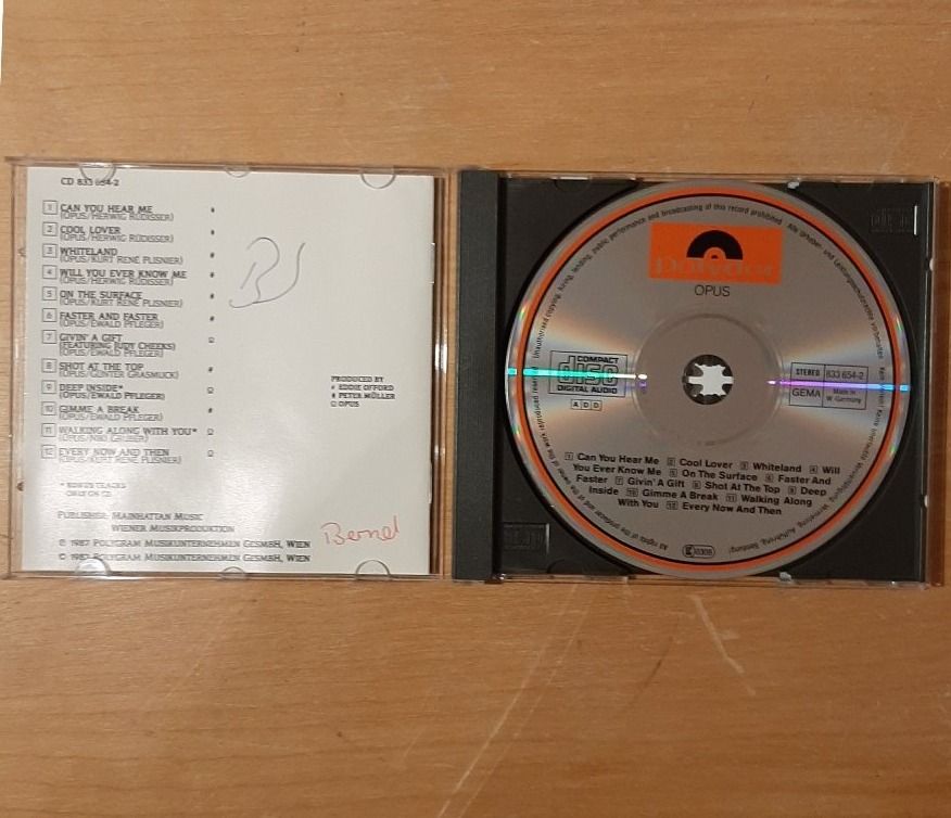 CDs: Opus - Opus, 1987 CD Album – Gebraucht aus Schönenberg TG von  2
