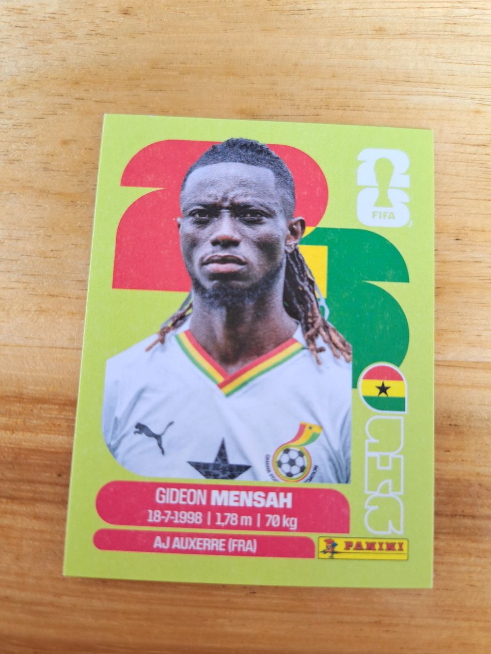 Panini Carte collezionabili: Panini FIFA World Cup GHA 7 – Nuovo (secondo la descrizione) da Waldenburg venduto da Sysilu