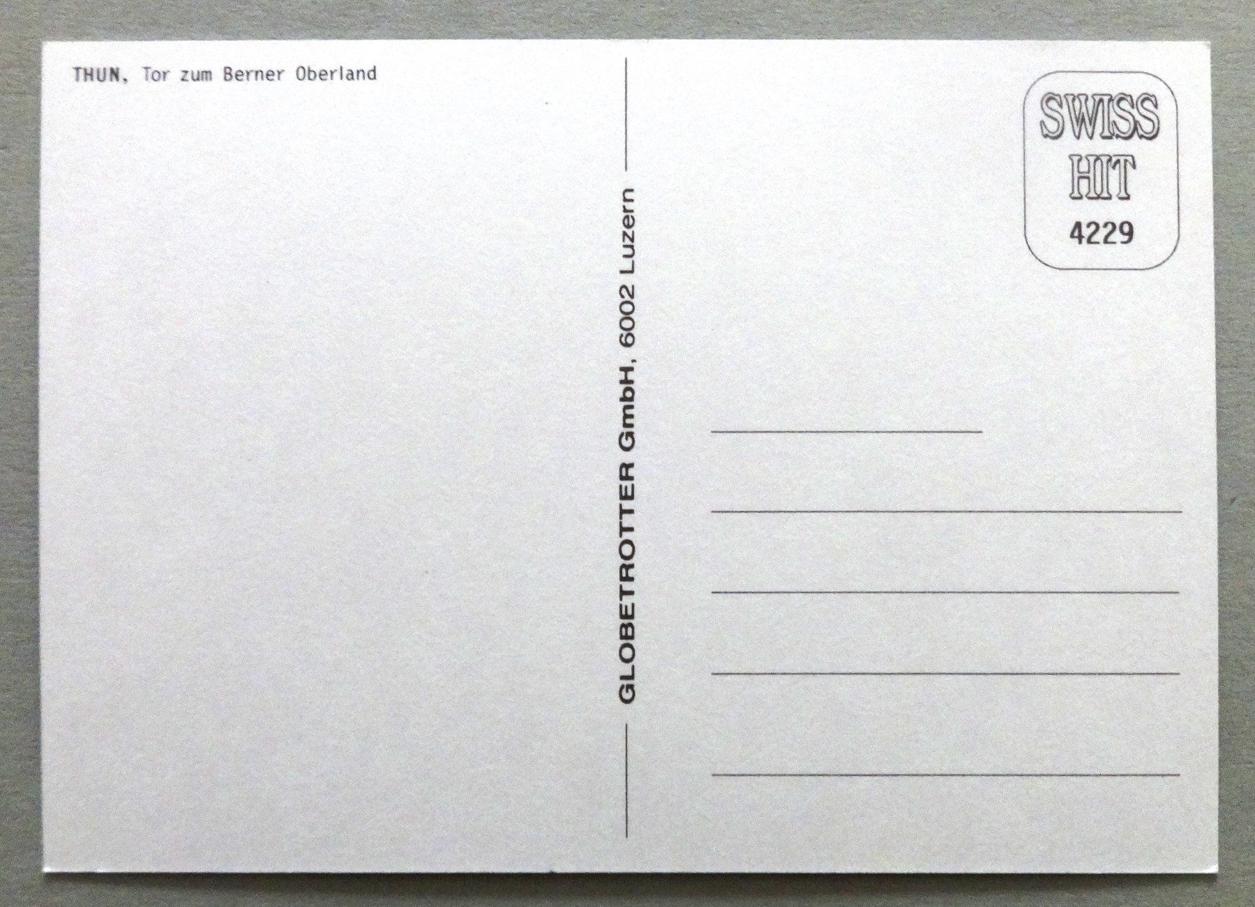 Cartes postales: Thun - Thoune – D'occasion à Fétigny par Billy2miny 1