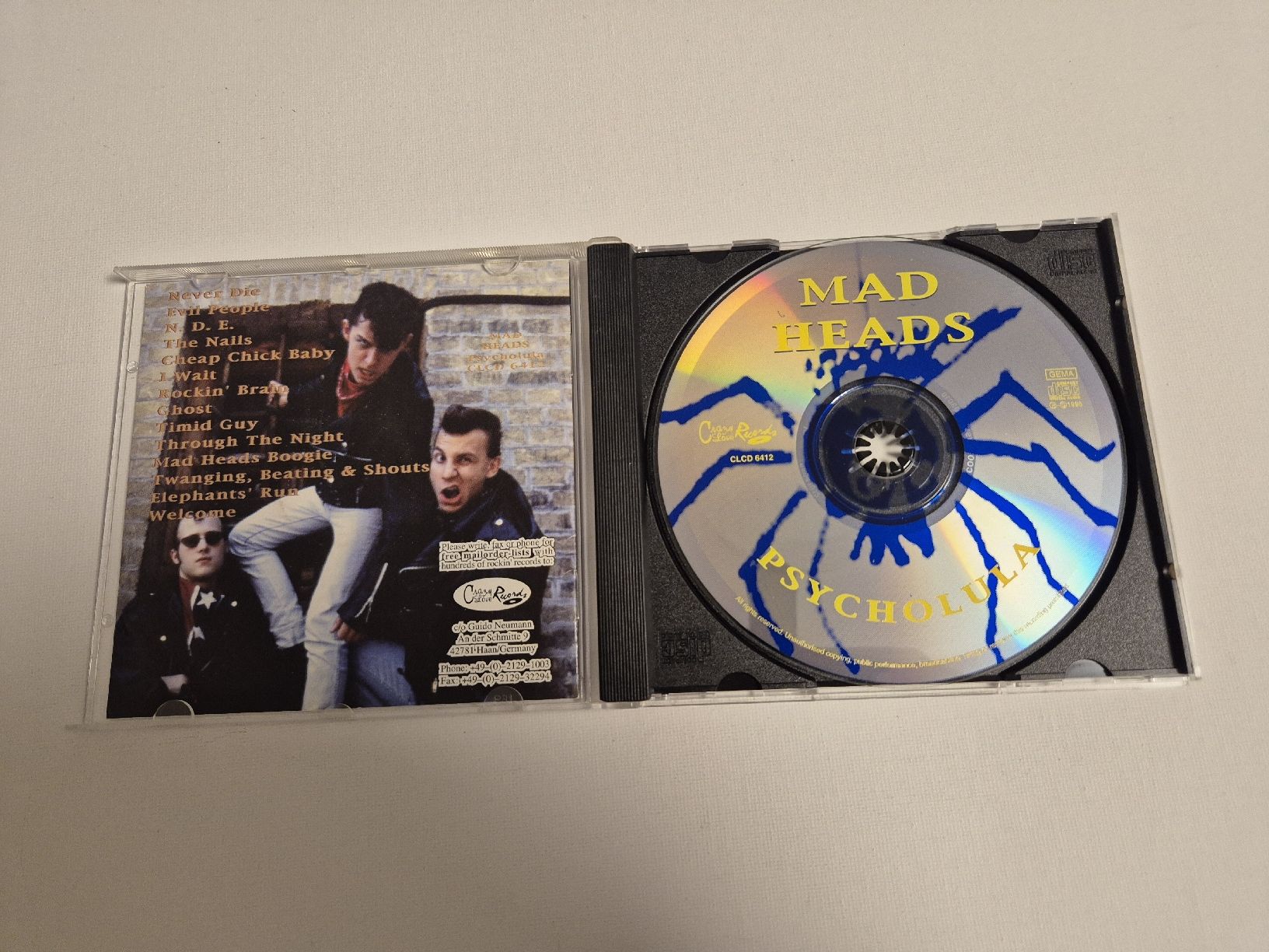 CD: Mad Heads - Psycholula - CD – Nuovo (secondo la descrizione) da Uster venduto da newwave0 2