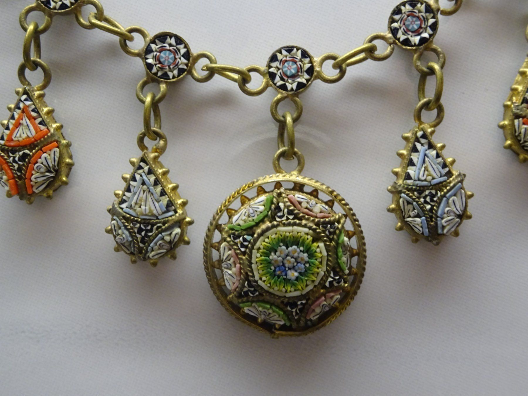Catenine: Mikromosaik Collier – Usato da Esslingen venduto da FetteSchnecke 4