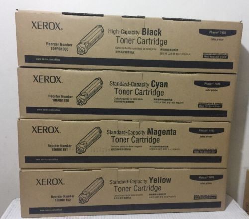 Xerox Cartucce per stampanti & toner: Xerox 7400 CMYB, 4 Toners – Nuovo e nell'imballaggio originale da Ecublens VD venduto da Netfinity