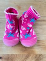 Rosa Lauflernschuhe mit Meerestieren, Grösse 21/22