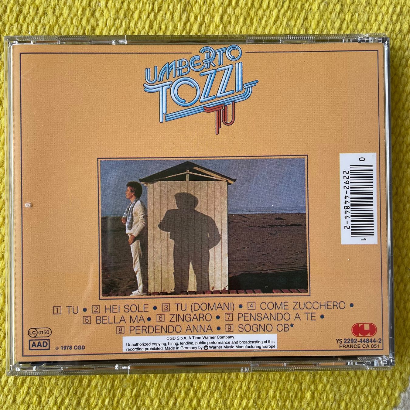 CD: UMBERTO TOZZI-TU78 – Usato da Rorschacherberg venduto da CD-Roli 1