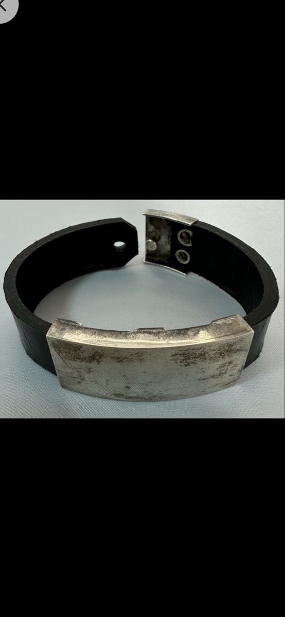 Armbänder & -reifen: Silber Lederarmband Vintage – Gebraucht aus Riet (Neftenbach) von alpepone 1