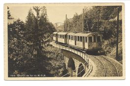Chemin de fer du M.O.B. - Elektrische Bahn - um 1920