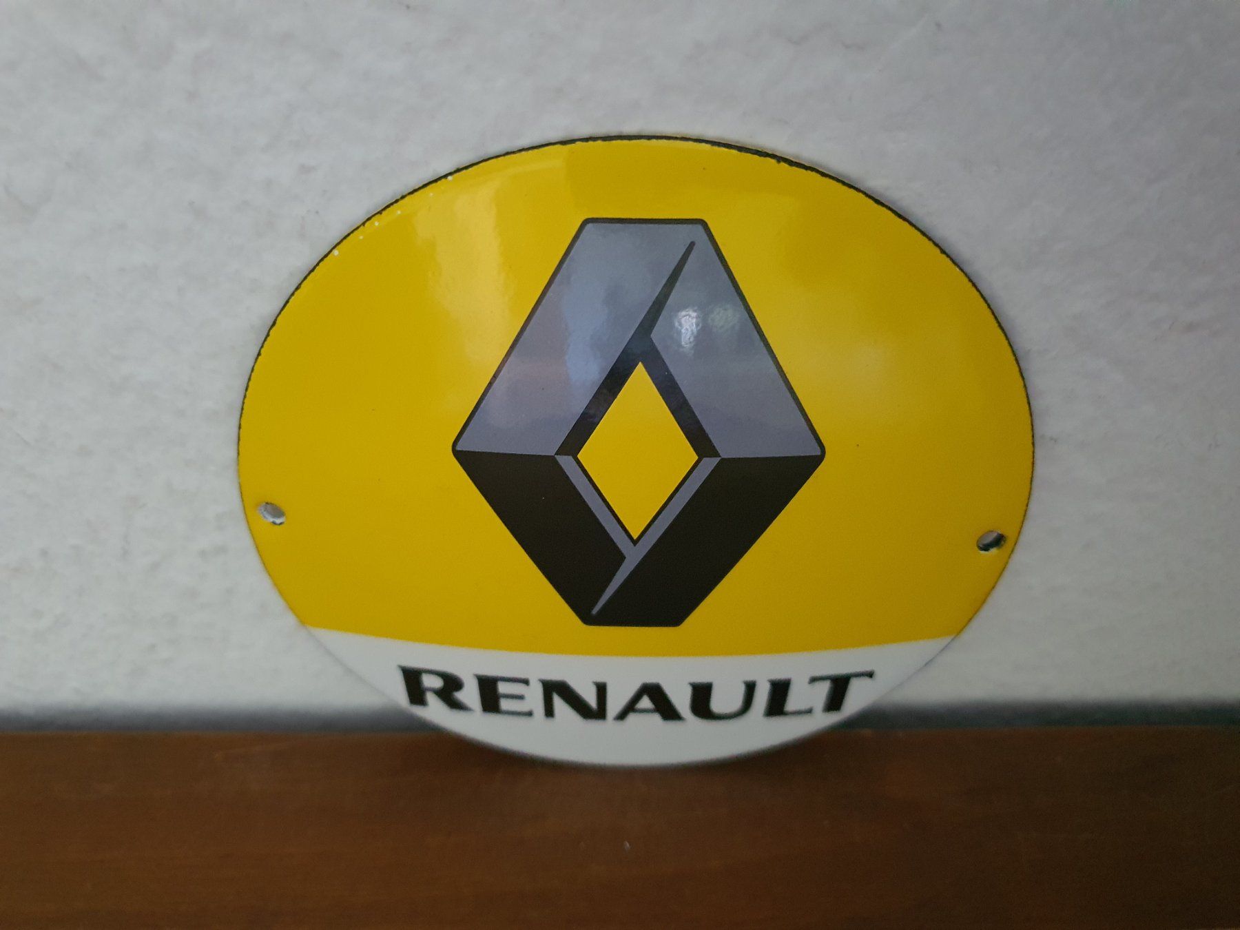 Insegne: Emailschild Renault Auto Logo Werkstatt Emaille Schild Retro – Nuovo (secondo la descrizione) da Schaffhausen venduto da pfanis09 2