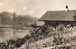 Schwanden Sigriswil (BE) – Blick auf Thunersee und Niesen