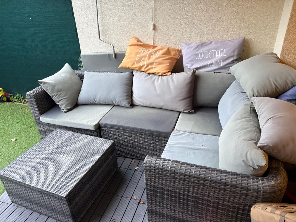 Salon De Jardin En Resine Tressee D Occasion