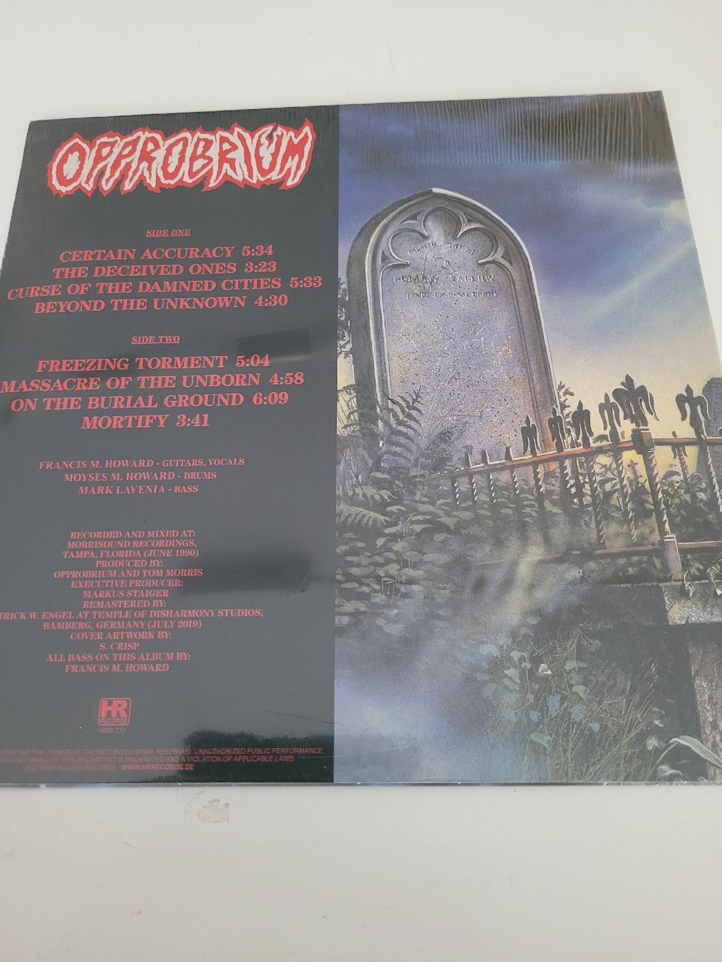 Dischi in vinile: Opprobrium - Beyond The Unknown Splatter Vinyl LP – Nuovo e nell'imballaggio originale da Münsingen venduto da Drachenwurst 1