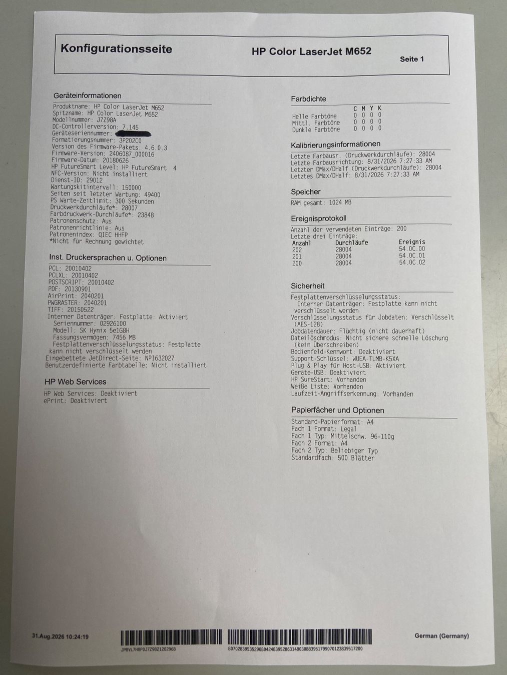 Stampanti: HP LaserJet Enterprise M652 Multifunktionsdrucker gebraucht – Usato da Liestal venduto da ProfPhone 6