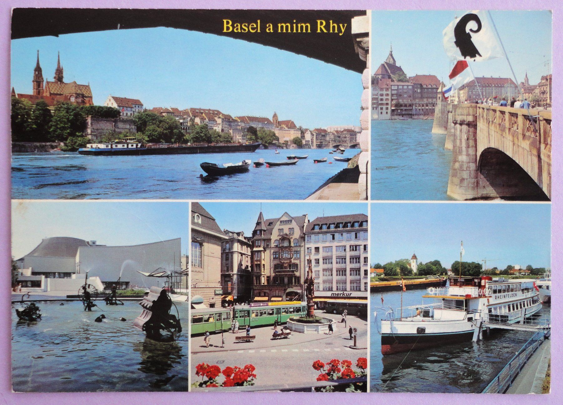 Ansichtskarten: Basel - Bâle – Gebraucht aus Fétigny von Billy2miny