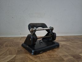 Vintage Metal Paper Hole Punch - Very Old