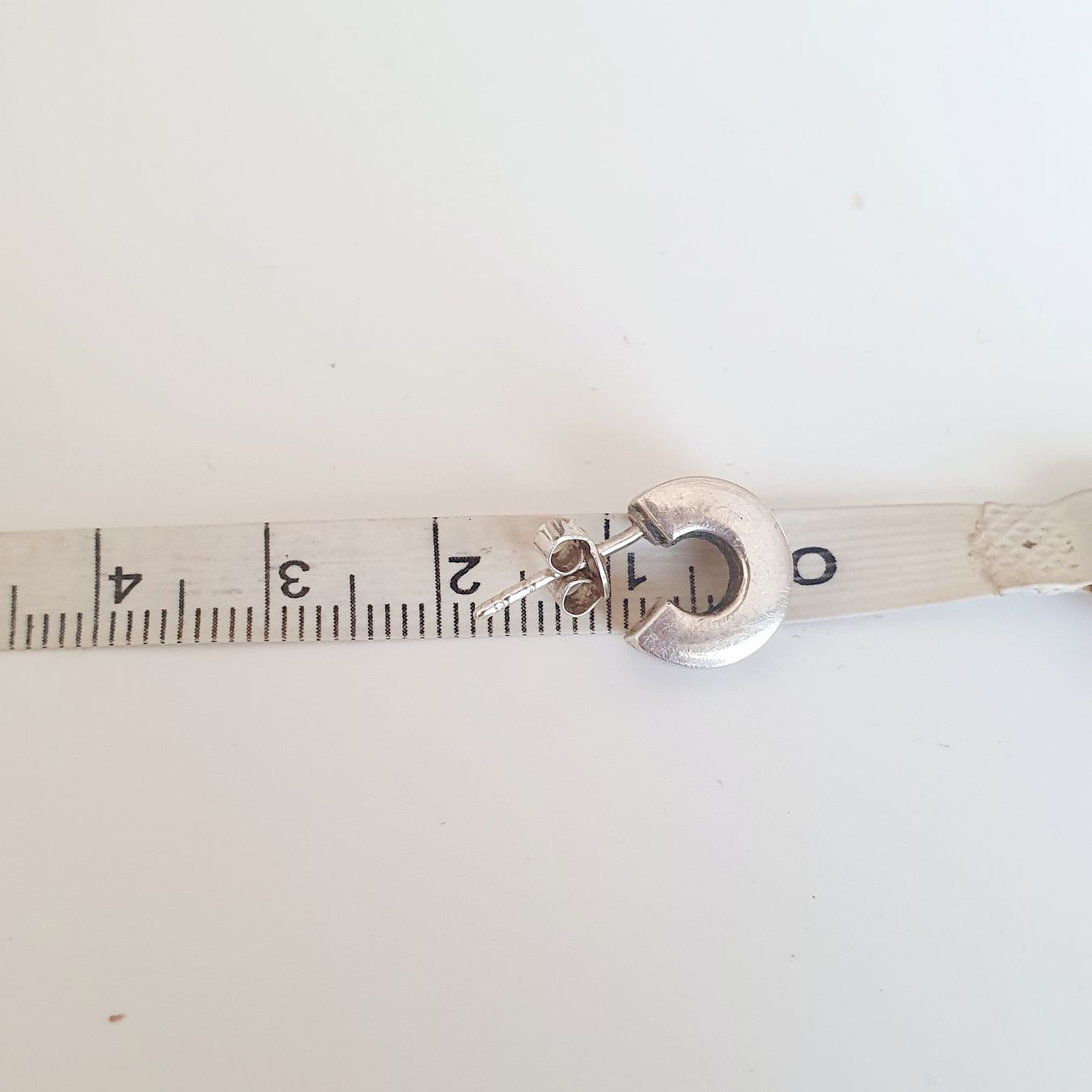 Boucles d'oreille: 925 Silber Ohrringe Ohrstecker Halbkreis  – D'occasion à Kreuzlingen par Wunderkiste123 7