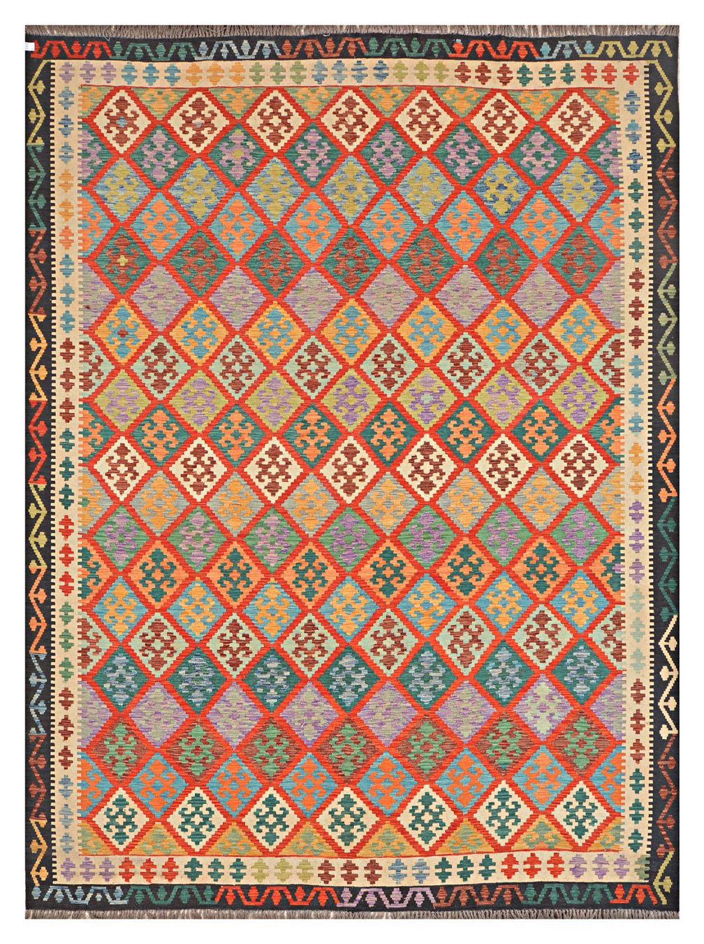 Kelim Tappeti: Oriente Kelim Teppich 345x250 cm – Nuovo e nell'imballaggio originale da Lahore venduto da Fairways79 5