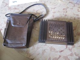 Schachcomputer Sensor 9 Volt Vintage Tragbar Mit Ledertasche