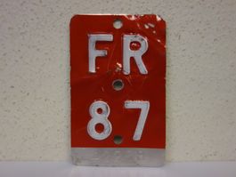 FR 87 VELONUMMER - FAHRRADSCHILD
