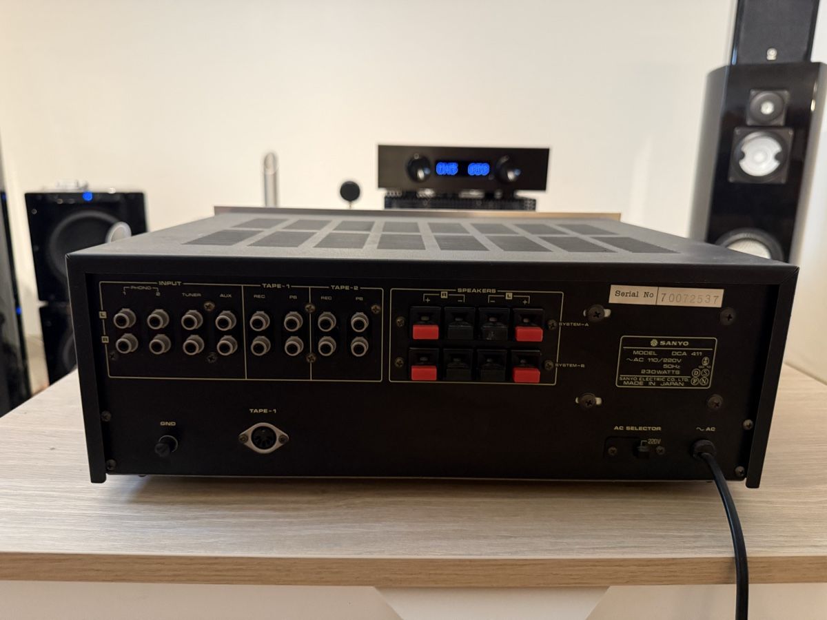 Sanyo Amplificateurs: SANYO INTEGRATED STEREO AMPLIFIER DCA 411 – D'occasion à Veyrier par mus_d768 3