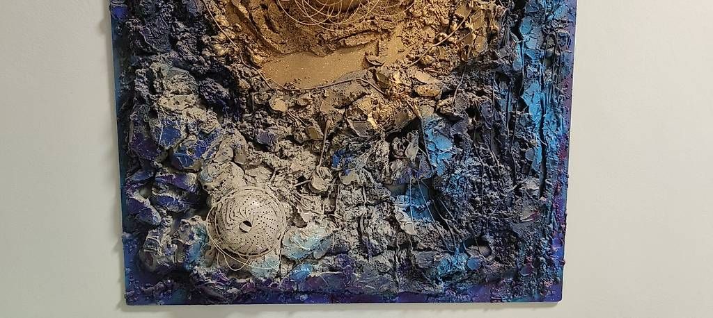 Dipinti: Quadro astratto in acrilico – Usato da Locarno venduto da lan_jf9k 2