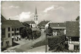 AK Bubikon Dorfansicht mit Kirche