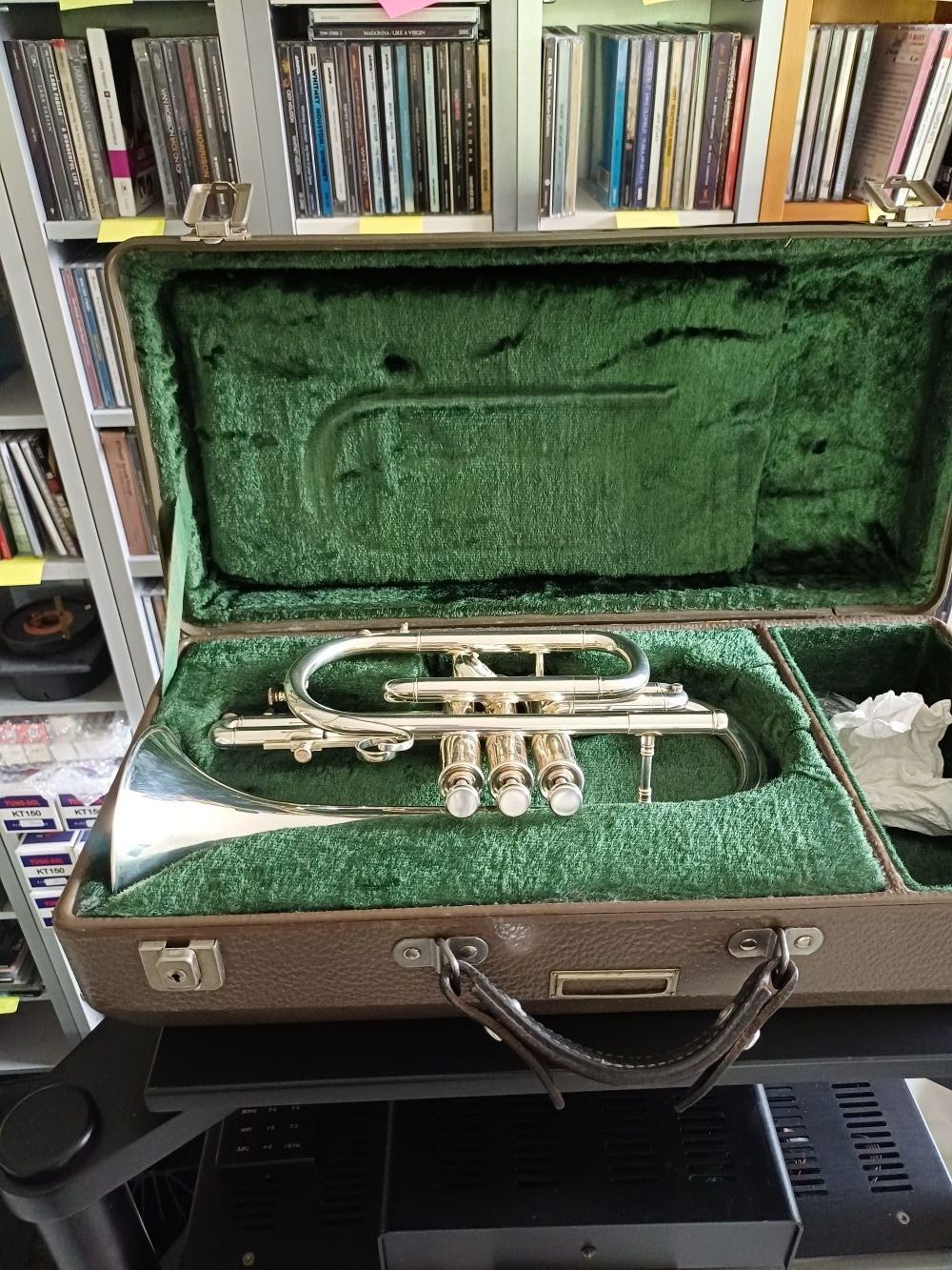 Besson Strumenti musicali: Besson Souvereign B Cornett – Usato da Allschwil venduto da Hifi-Basel 6