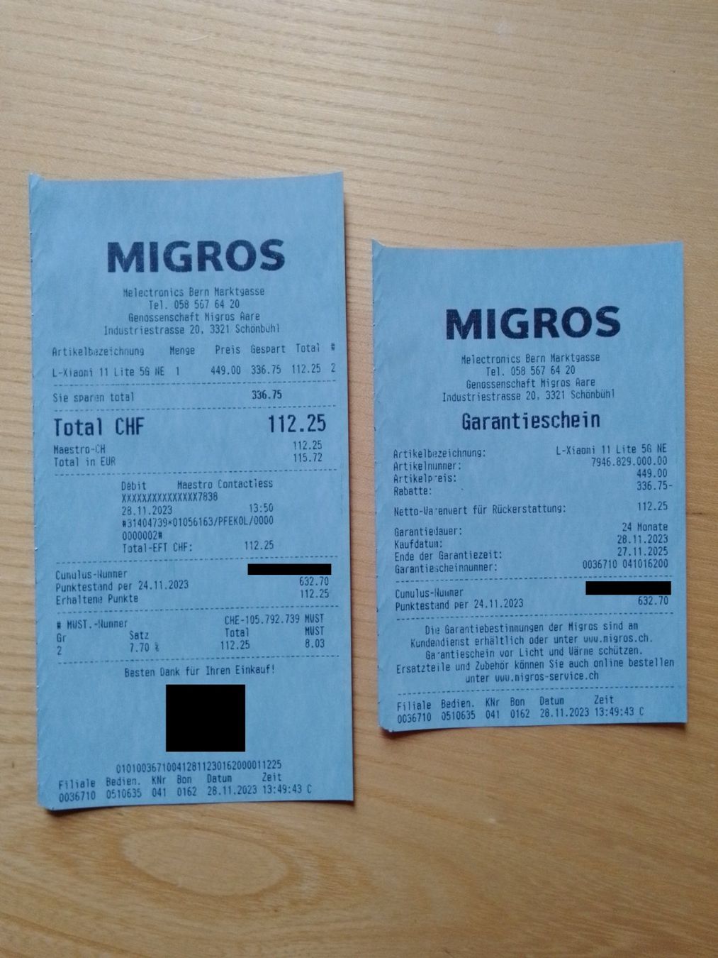 Xiaomi Telefoni cellulari / Smartphones: Xiaomi 11 Lite 5G NE new – Nuovo e nell'imballaggio originale da Echallens venduto da analog101 2