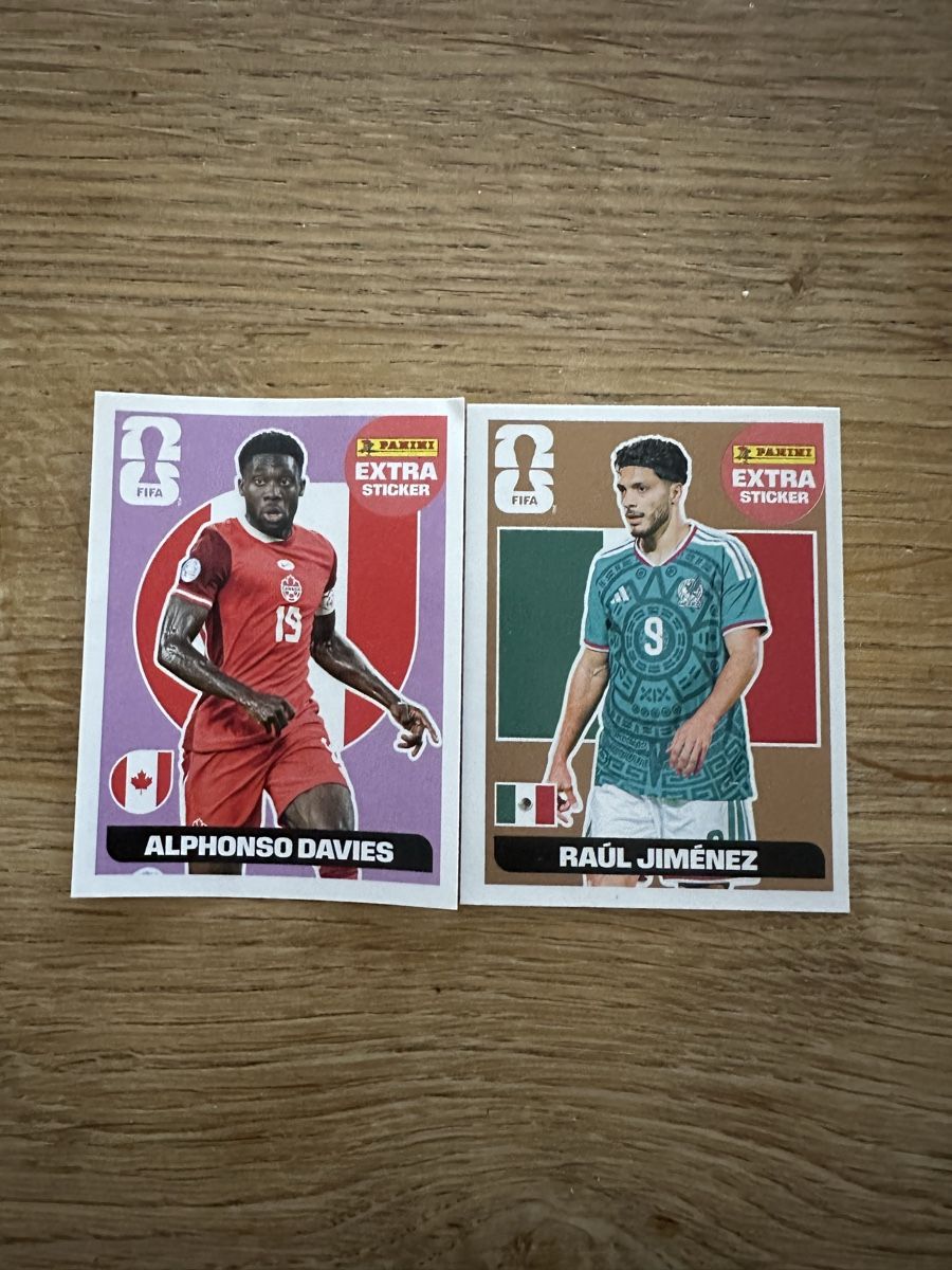 Panini Sammelbilder & Trading cards: Panini Extra Sticker Alphonso Davies Raúl Jiménez – Neu (gemäss Beschreibung) aus Urdorf von ML5411