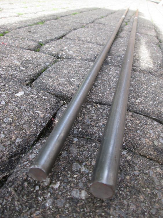 Rundmaterial Stahl St37 Ø12 und 15mm / Länge 260cm | Kaufen auf Ricardo