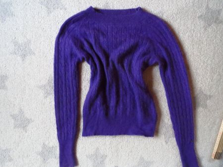 kuscheliger TOMMY HILFIGER Damen Pullover S mit 72% ANGORA