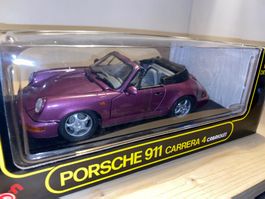 Porsche 911 (Typ 964) Carrera 4 Cabriolet 1/18 RARES Modell