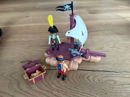 Playmobil Piraten Floss mit Piraten und Schatz