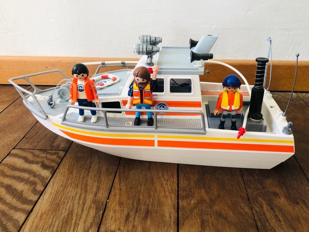 PLAYMOBIL BATEAU DE Sauvetage et Pompiers 70147 EUR 30,00 - FR