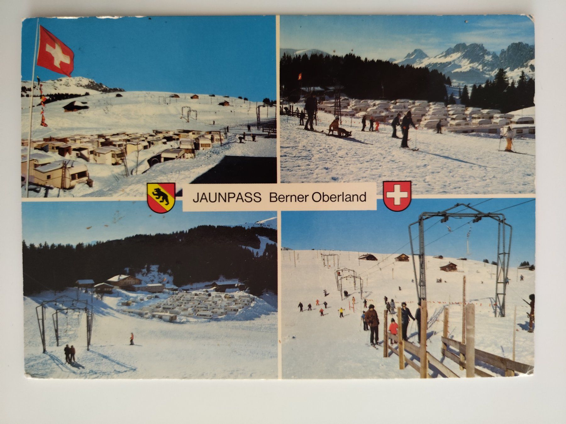 Ansichtskarten: Jaunpass Caravan-Camping dat 1977 – Gebraucht aus Ohmstal von Lebensfreude05