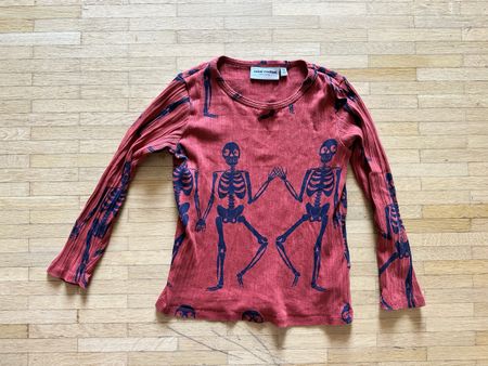 Mini Rodini Shirt Skelette 